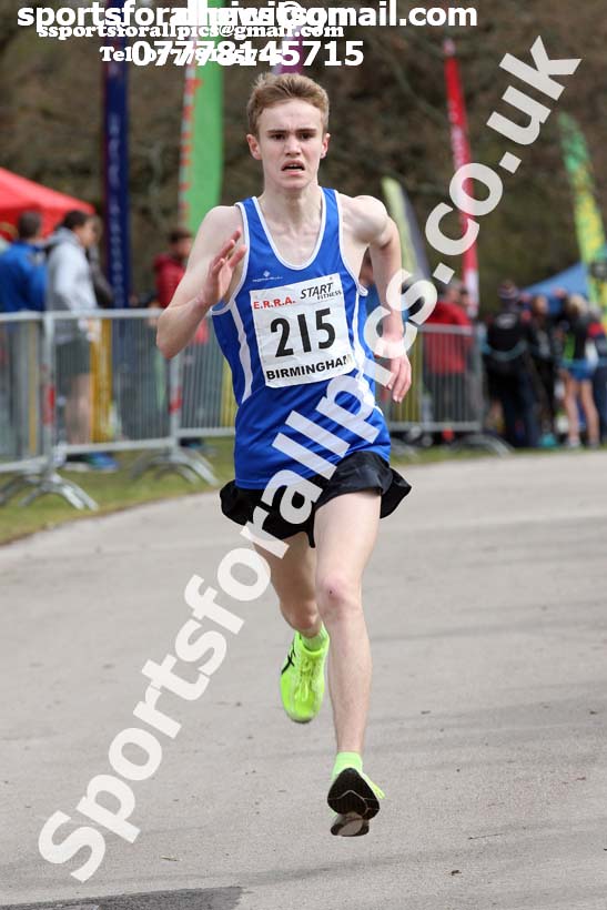 Boys under-15s 2019 ERRA 5k Road Race, Sutton Coldfield. Photo:  David T. Hewitson/Sports for All Pics